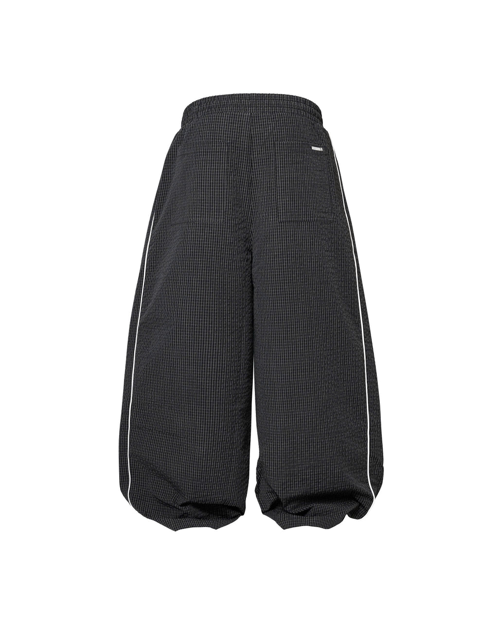 GRID WIDE PANTS