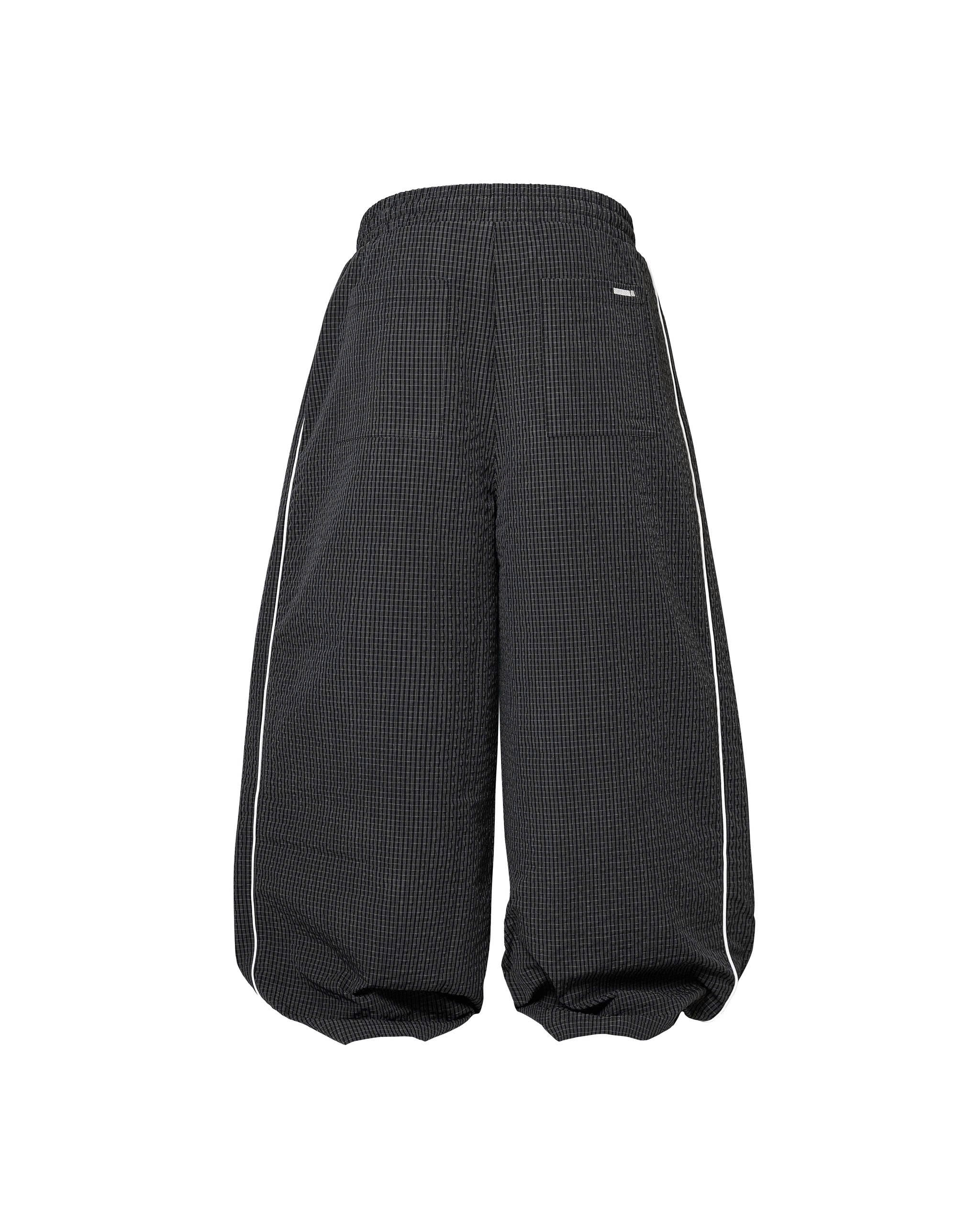 GRID WIDE PANTS