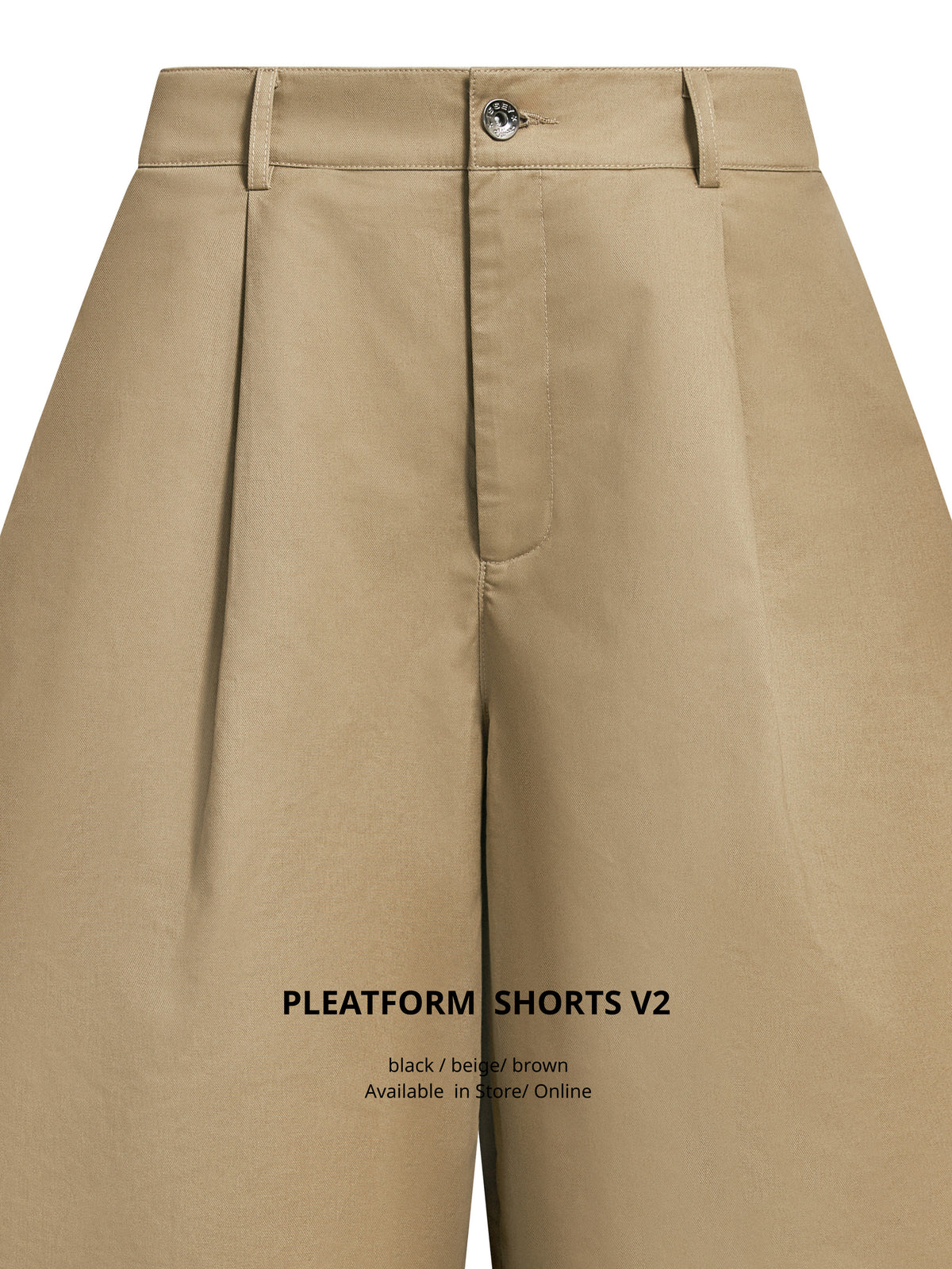 PLEATFORM SHORTS V2