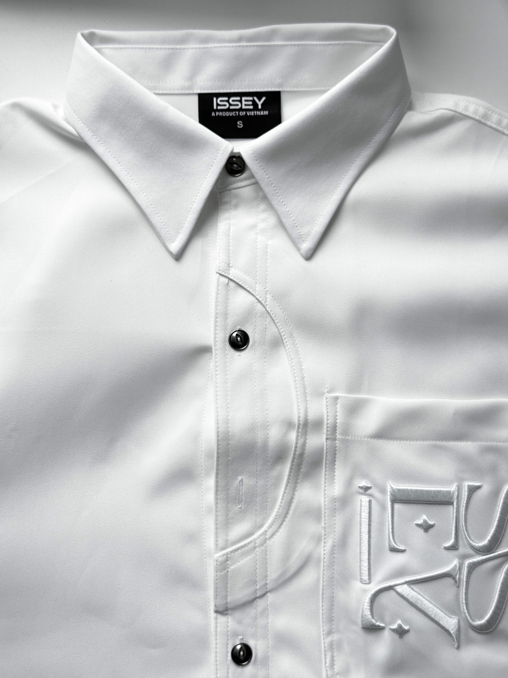 SIGNATURE MARK SHIRT - WHITE
