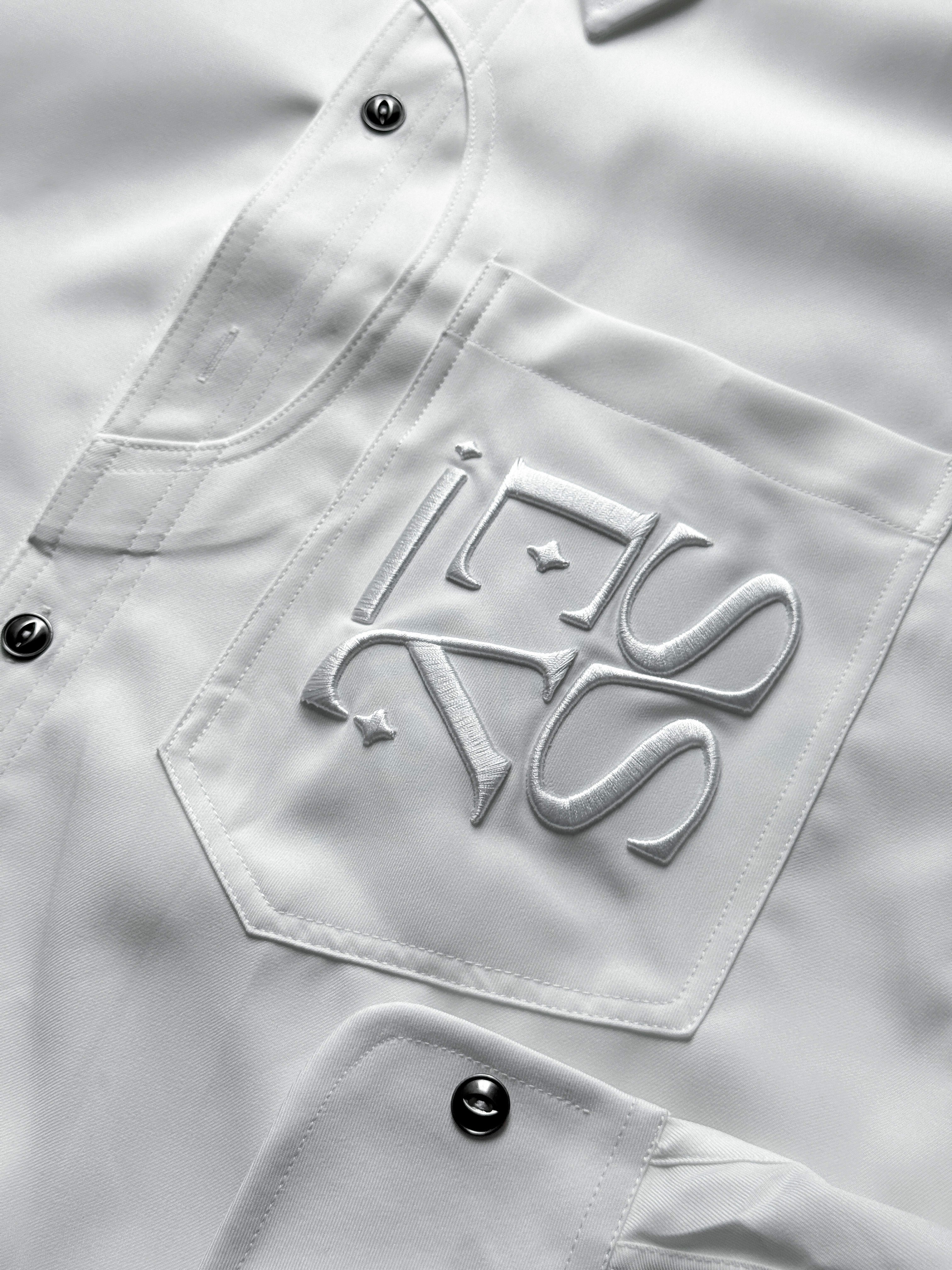 SIGNATURE MARK SHIRT - WHITE