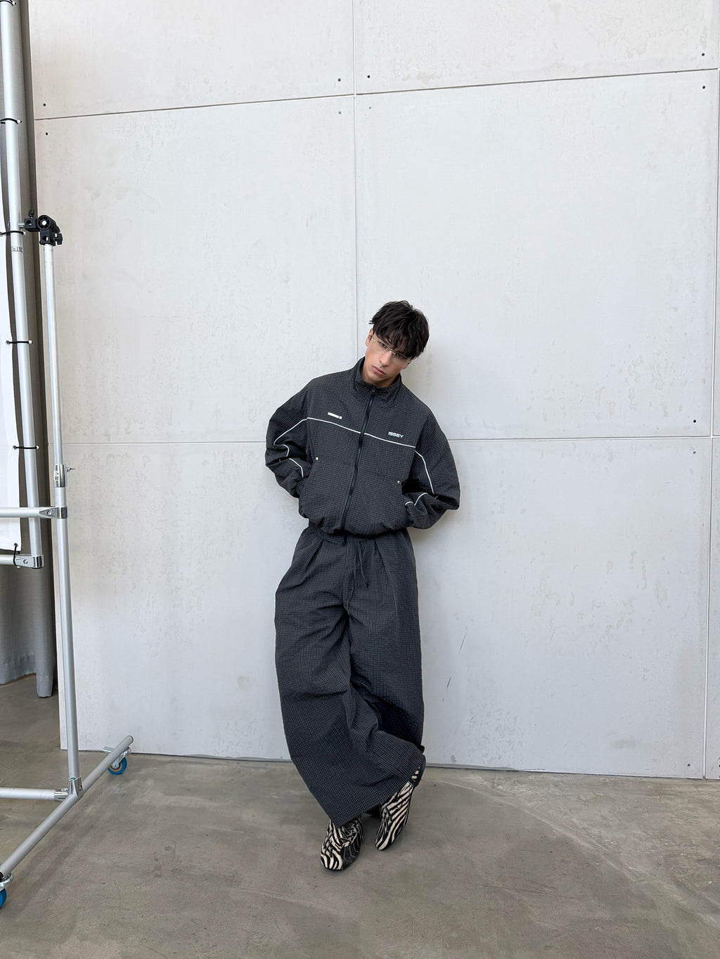 GRID ZIP JACKET