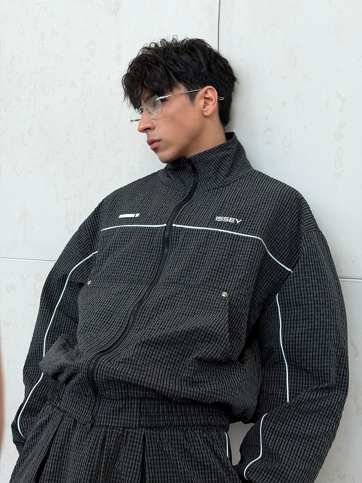 GRID ZIP JACKET