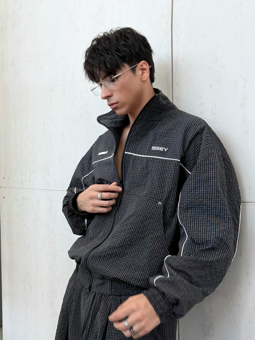 GRID ZIP JACKET