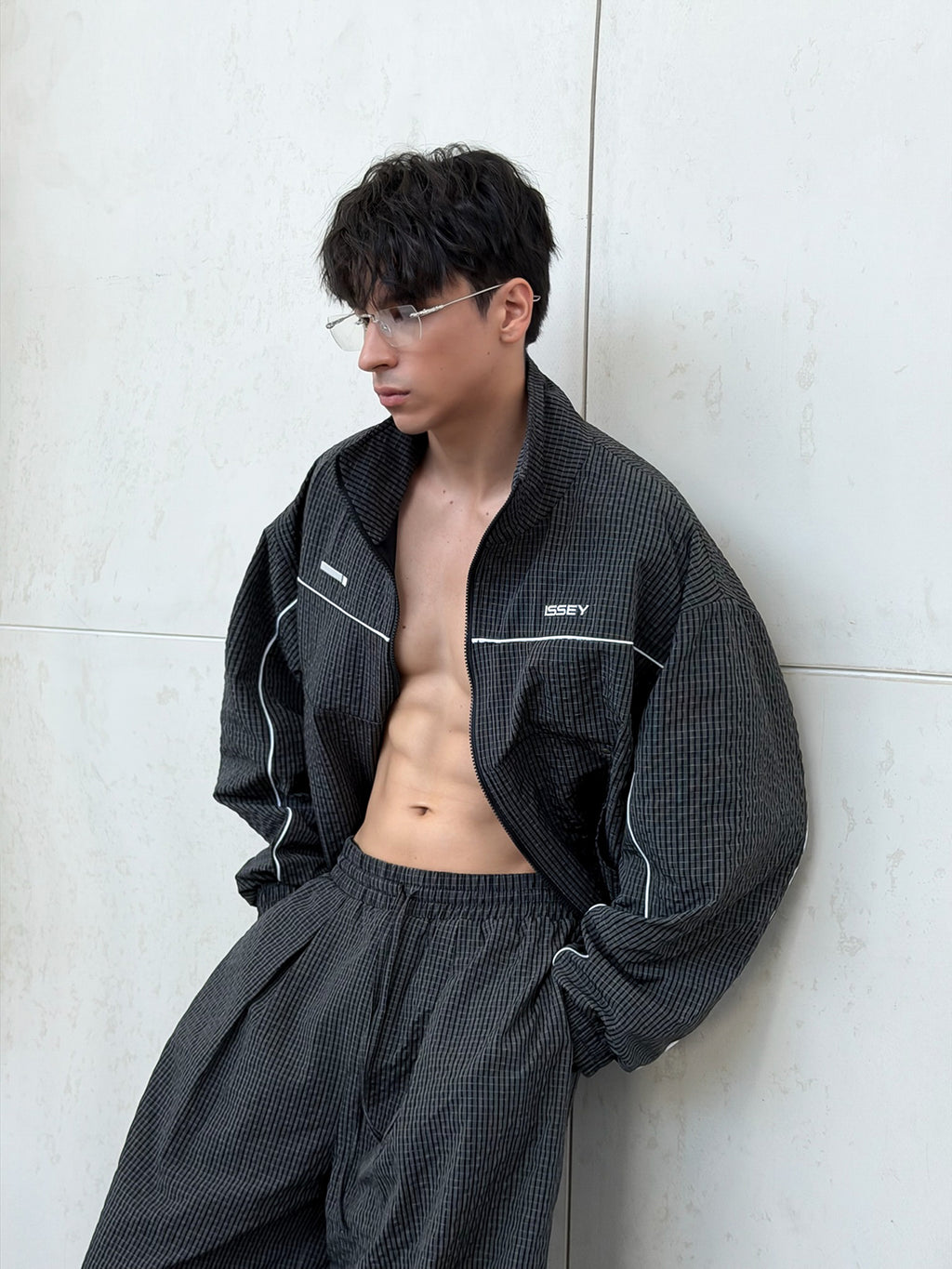 GRID ZIP JACKET