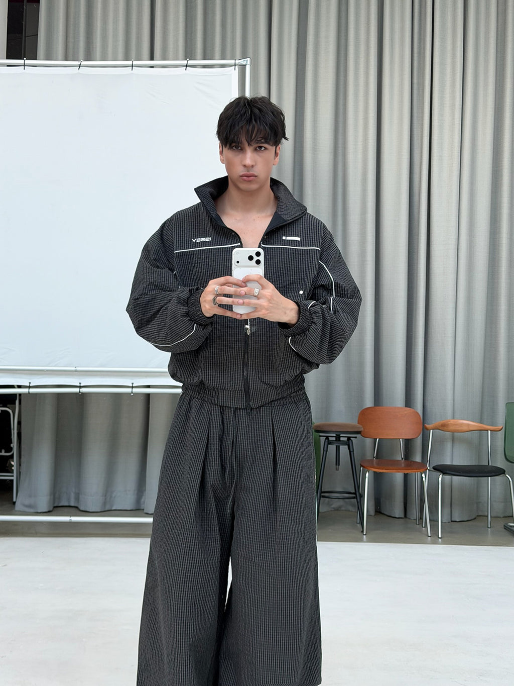 GRID ZIP JACKET