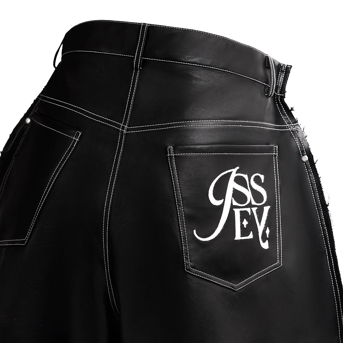 ISSEY LEATHER SHORTS